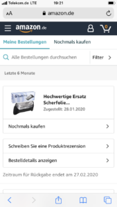 Amazon: Bestellung Verbergen Und In Handy App Ausblenden