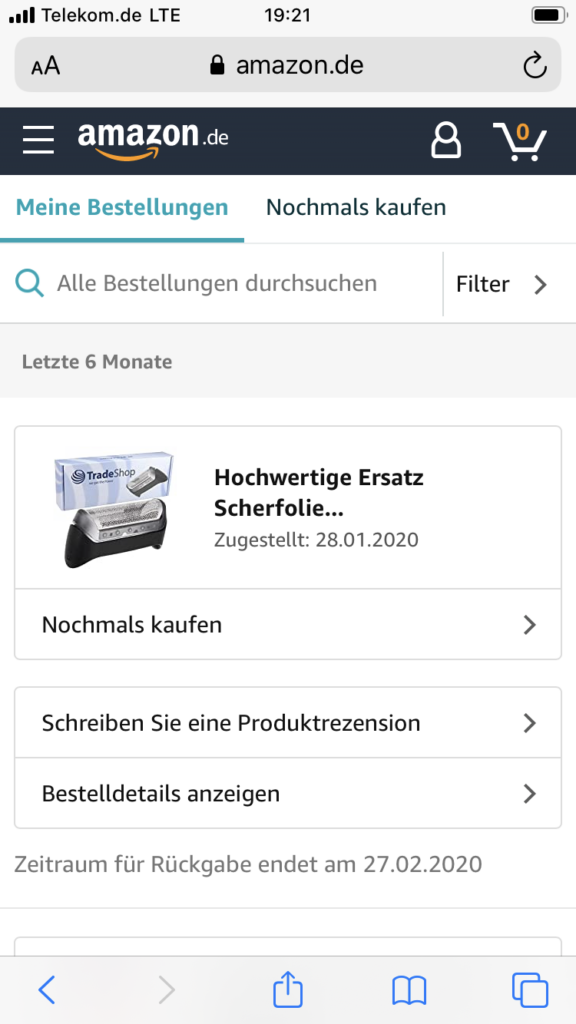 Amazon: Bestellung Verbergen Und In Handy App Ausblenden